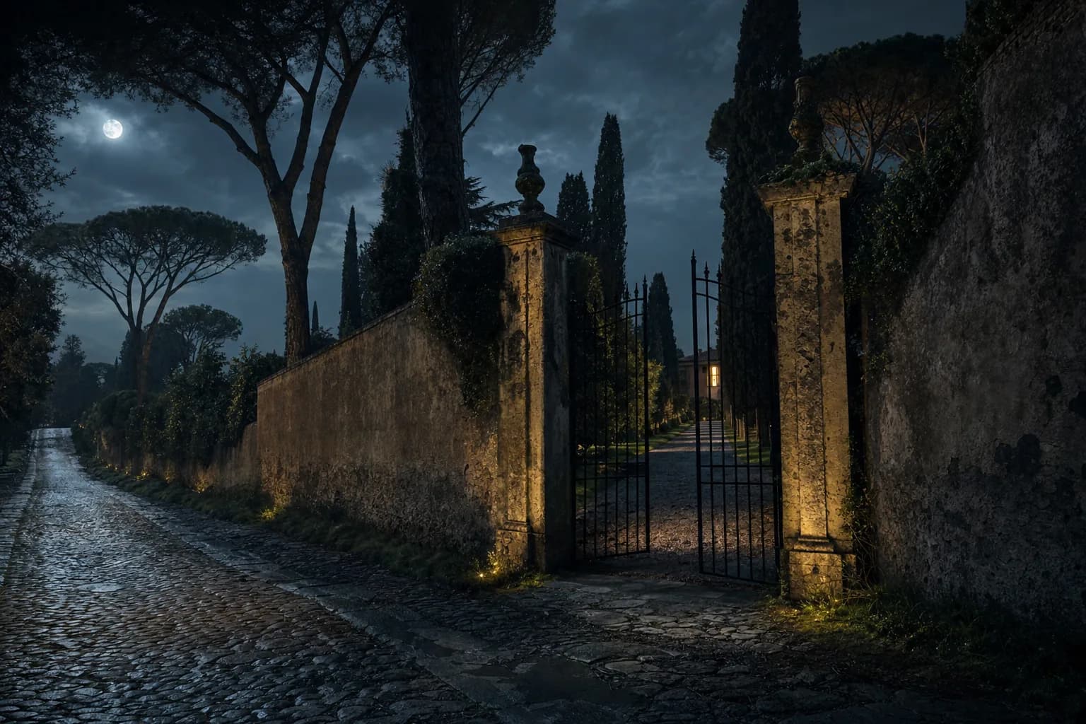El portón abierto de la Appia